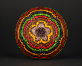 Colorful Geometric Basket #7719