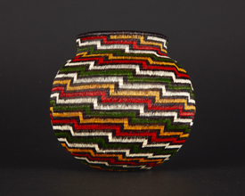 Colorful Geometric Basket #9046