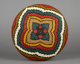 Colorful Geometric Basket #3477