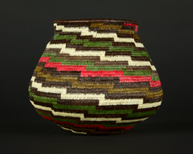 Colorful Geometric Basket #4783