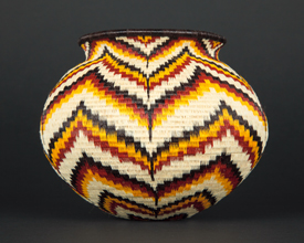 Colorful Geometric Basket #4900