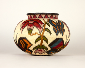 Pictorial Basket #5878