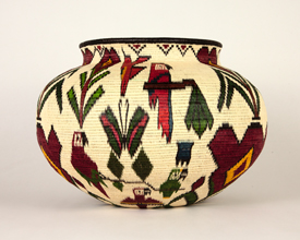 Pictorial Basket #5946