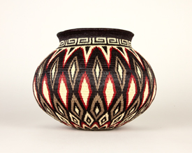 Colorful Geometric Basket #5948