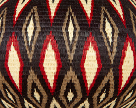 Colorful Geometric Basket #5948