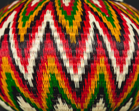 Colorful Geometric Basket #5541