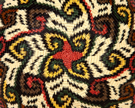 Colorful Geometric Basket #6056