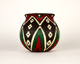 Colorful Geometric Basket #6059