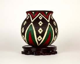 Colorful Geometric Basket #6059