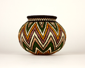 Colorful Geometric Basket #6181