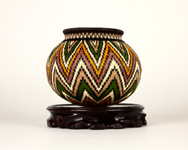 Colorful Geometric Basket #6181