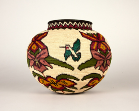 Pictorial Basket #6196