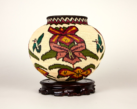 Pictorial Basket #6196