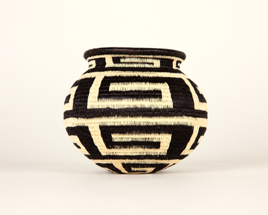 Black & White Basket #6208