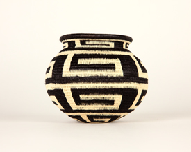Black & White Basket #6208