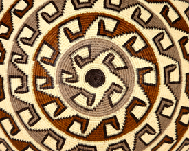 Colorful Geometric Basket #6216