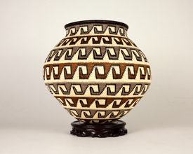 Colorful Geometric Basket #6216