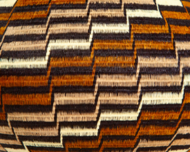 Colorful Geometric Basket #6234