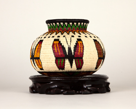 Pictorial Basket #6258