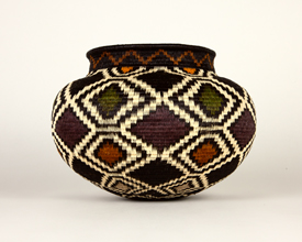Colorful Geometric Basket #6313