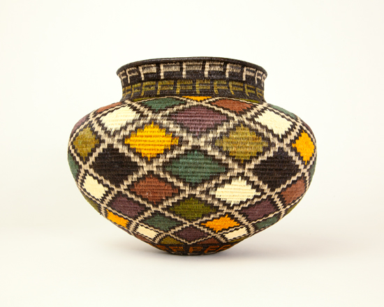 Colorful Geometric Basket #6644