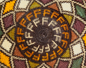 Colorful Geometric Basket #6644