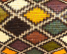 Colorful Geometric Basket #6644