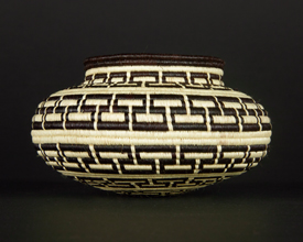 Black & White Basket #6889