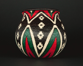 Colorful Geometric Basket #6059