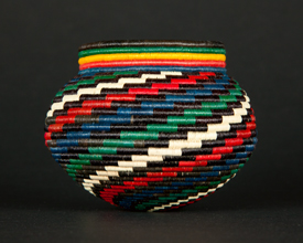 Colorful Geometric Basket #6070