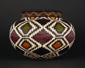 Colorful Geometric Basket #6313