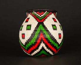 Colorful Geometric Basket #6508