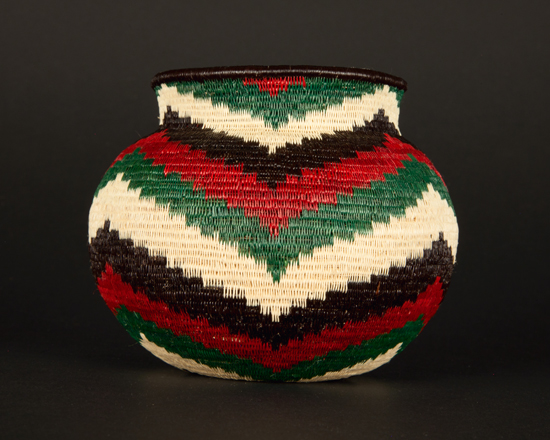 Colorful Geometric Basket #6621