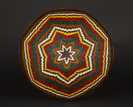 Colorful Geometric Basket #6865
