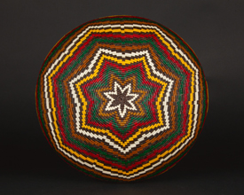 Colorful Geometric Basket #6865