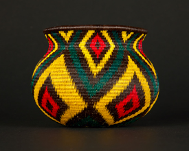 Colorful Geometric Basket #7165