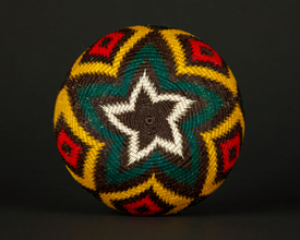 Colorful Geometric Basket #7165