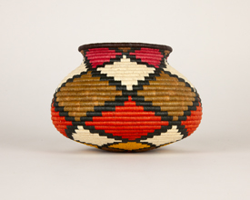 Colorful Geometric Basket #7397