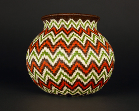 Colorful Geometric Basket #7597