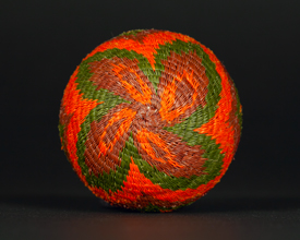 Colorful Geometric Basket #7606