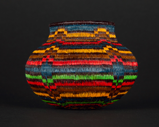 Colorful Geometric Basket #7719