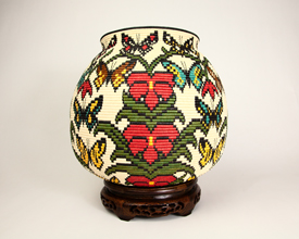 Pictorial Basket #8239