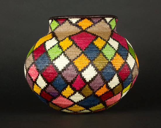 Colorful Geometric Basket #8600