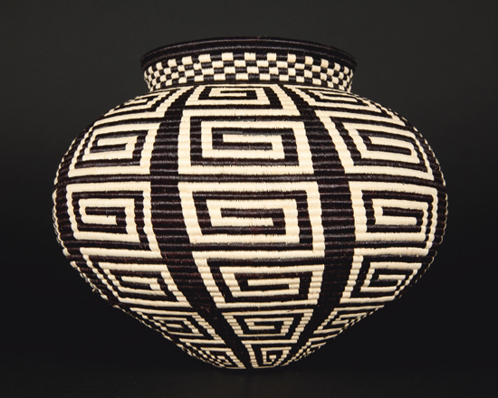 Black & White Basket #8726
