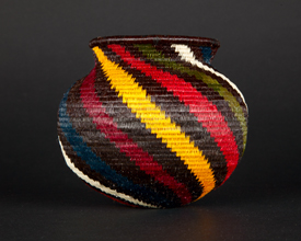 Colorful Geometric Basket #8836