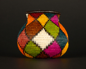 Colorful Geometric Basket #8912