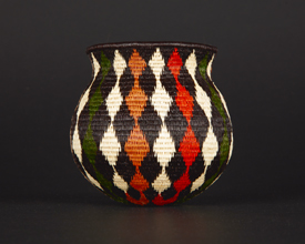 Colorful Geometric Basket #9073