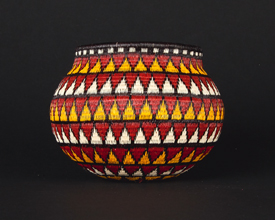 Colorful Geometric Basket #9425