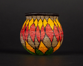 Colorful Geometric Basket #9479