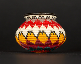 Colorful Geometric Basket #9788